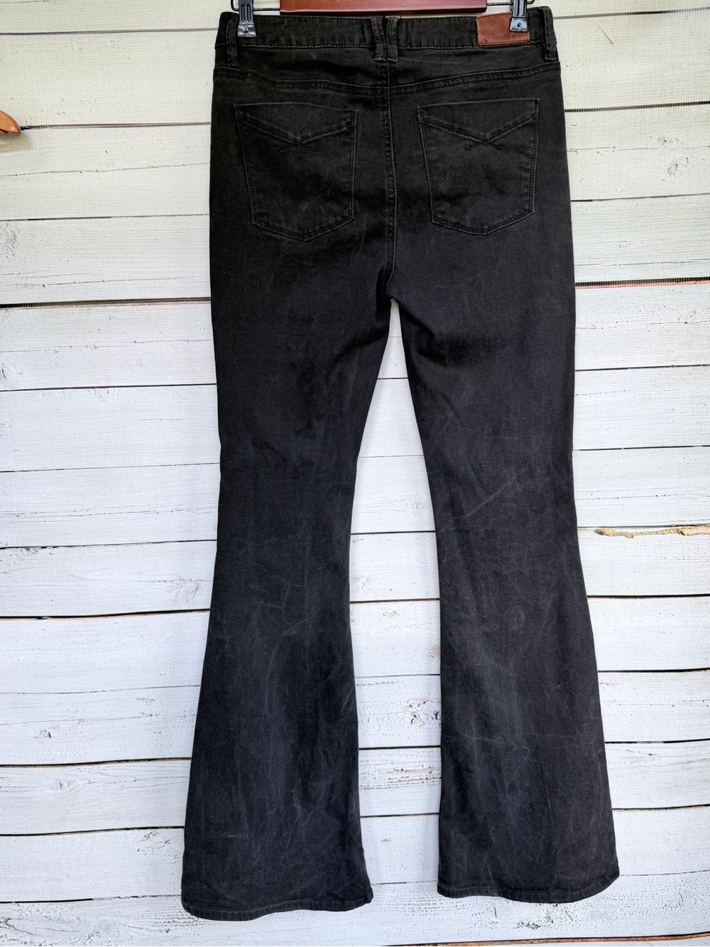 Unpublished Black Flare Jeans - Classic Flared Denim - Size 28 - Picture 5 of 7